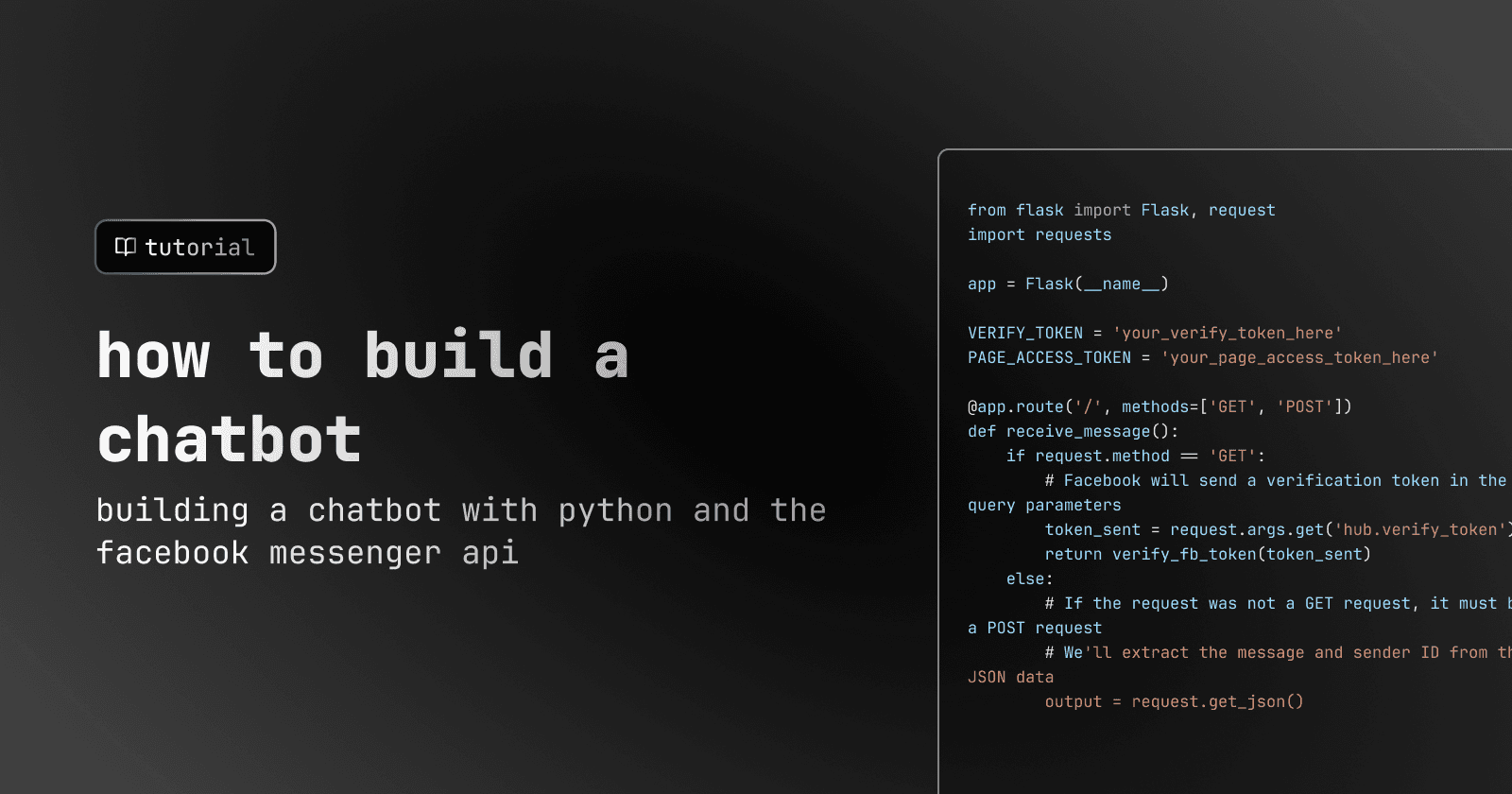 Building a Chatbot with Python and the Facebook Messenger API